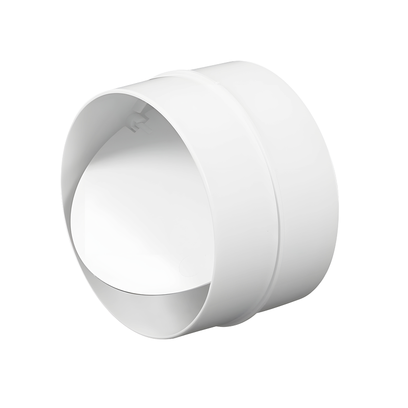 Connector with backdraft damper