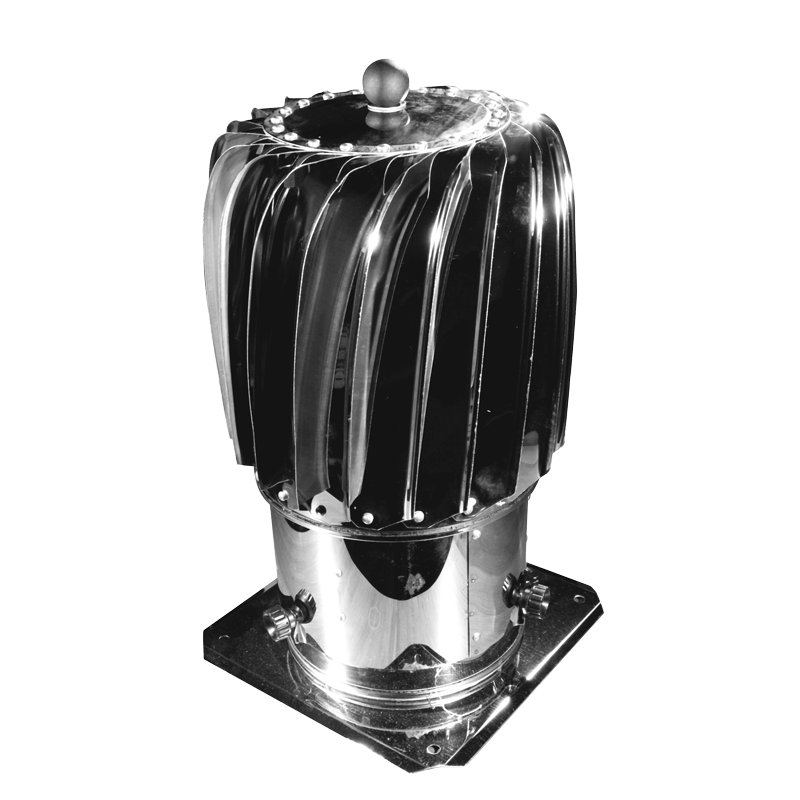 Elongated revolving chimney cowl NOP